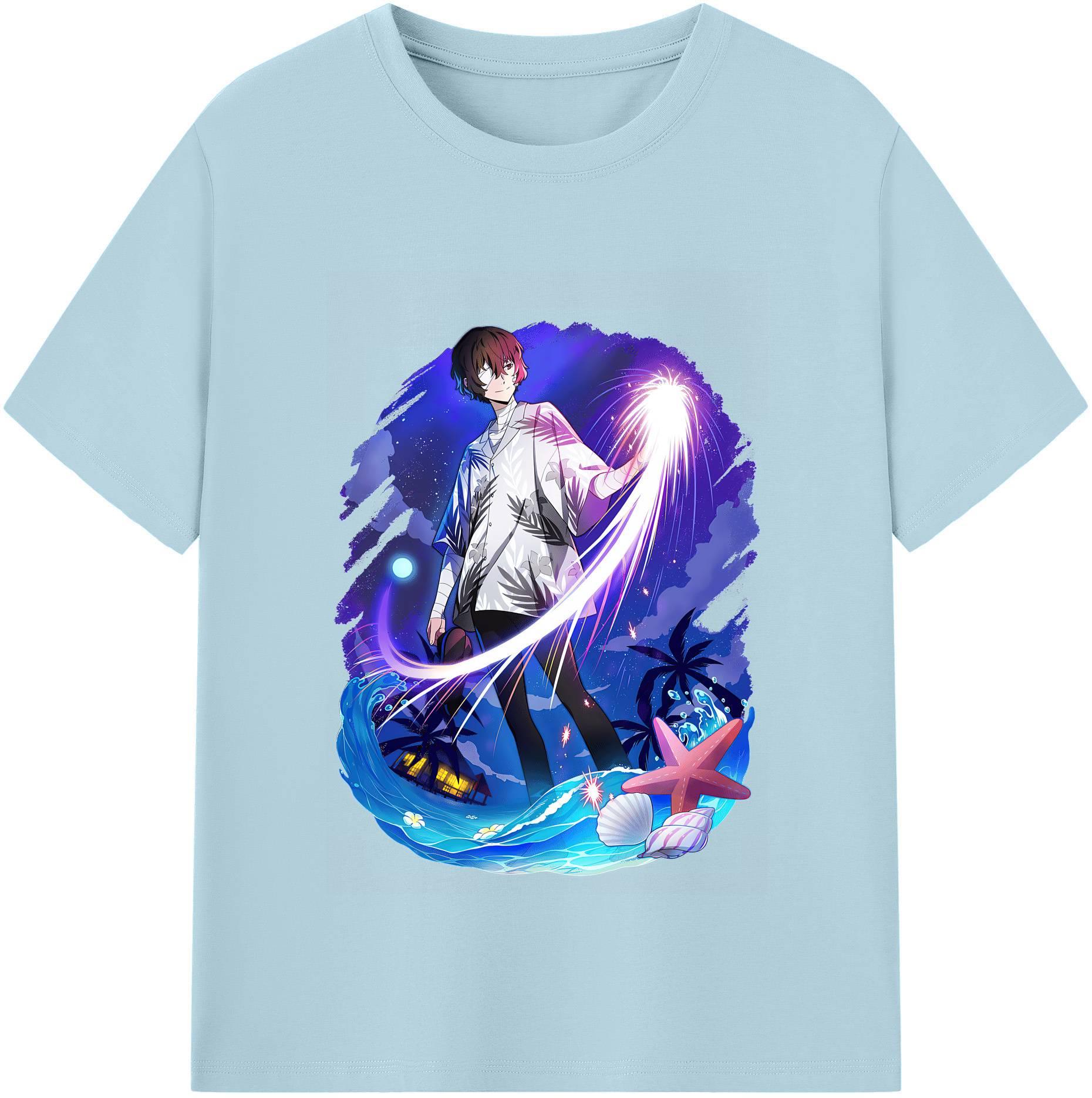 （画像用） 文豪ストレイドッグス Bungo Stray Dogs 綿100％半袖Tシャツ（フロントプリント）